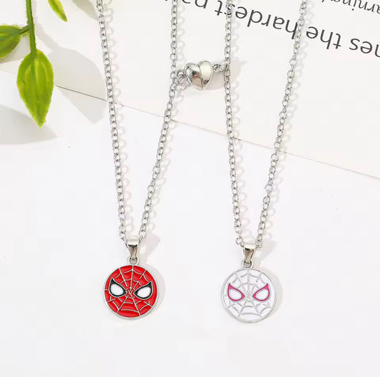 Spidey matching necklaces