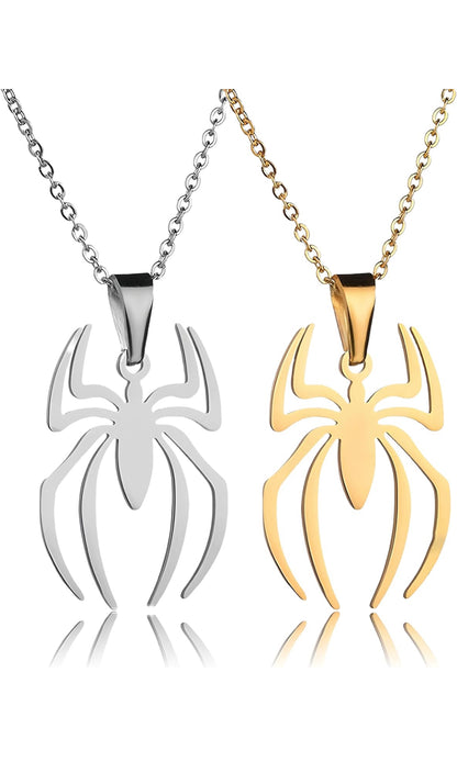 Spider-Man necklace gold