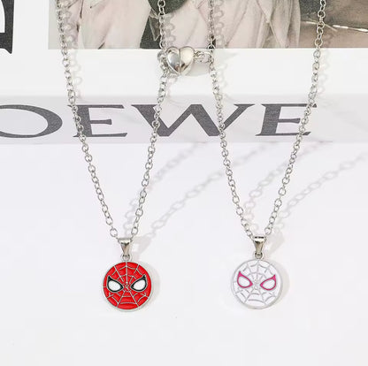Spidey matching necklaces