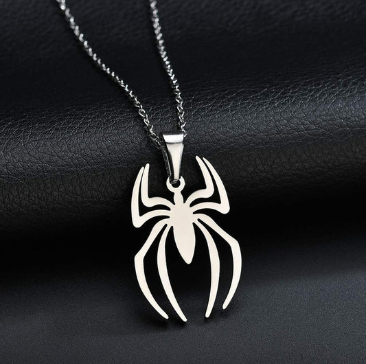 Spider-Man necklace silver