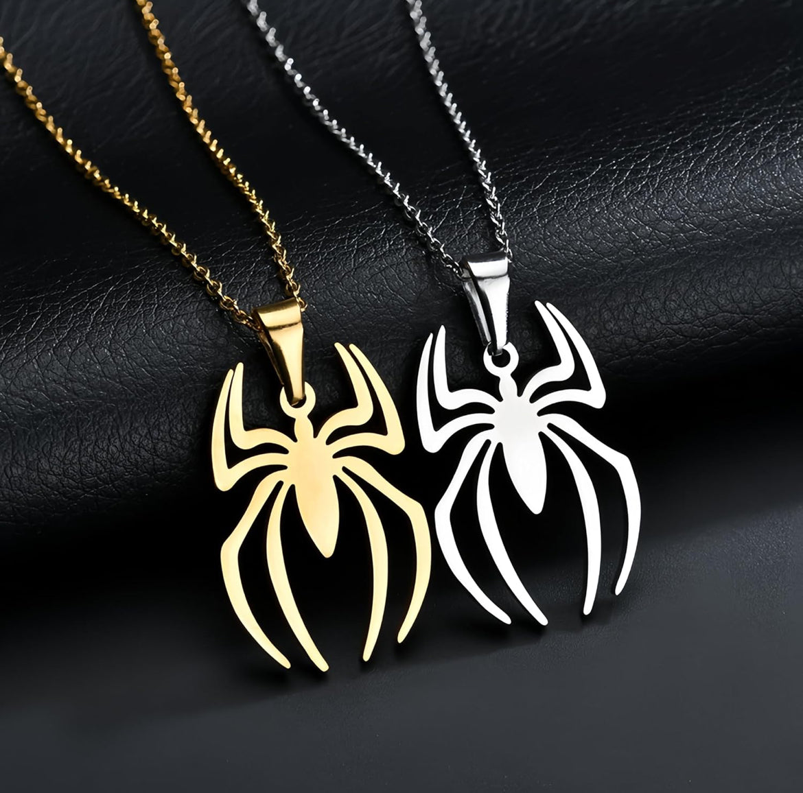 Spider-Man necklace gold