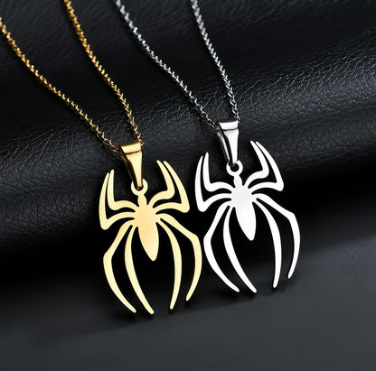 Spider-Man necklace gold