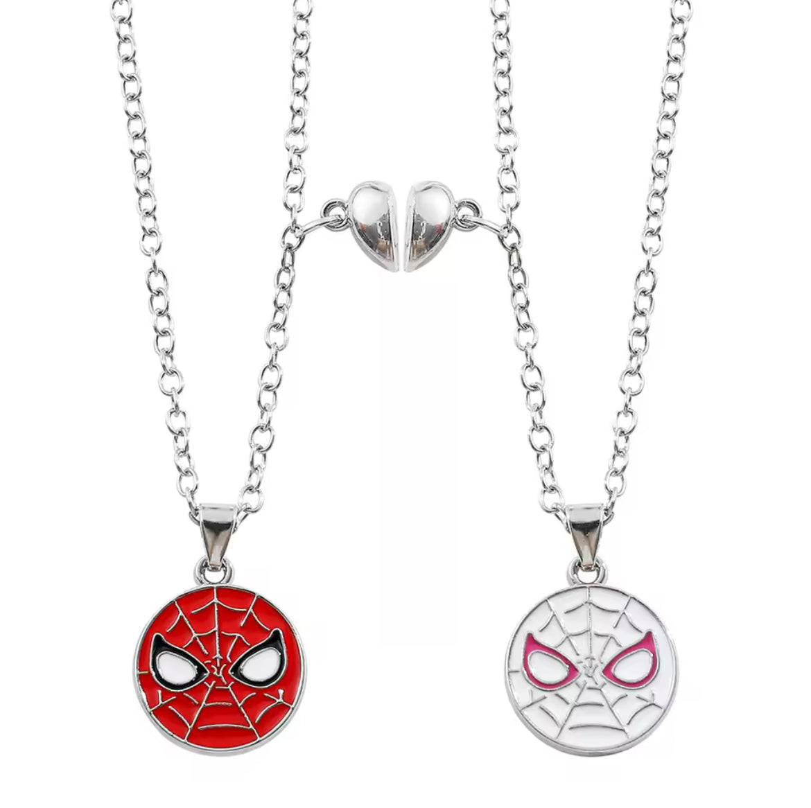 Spidey matching necklaces